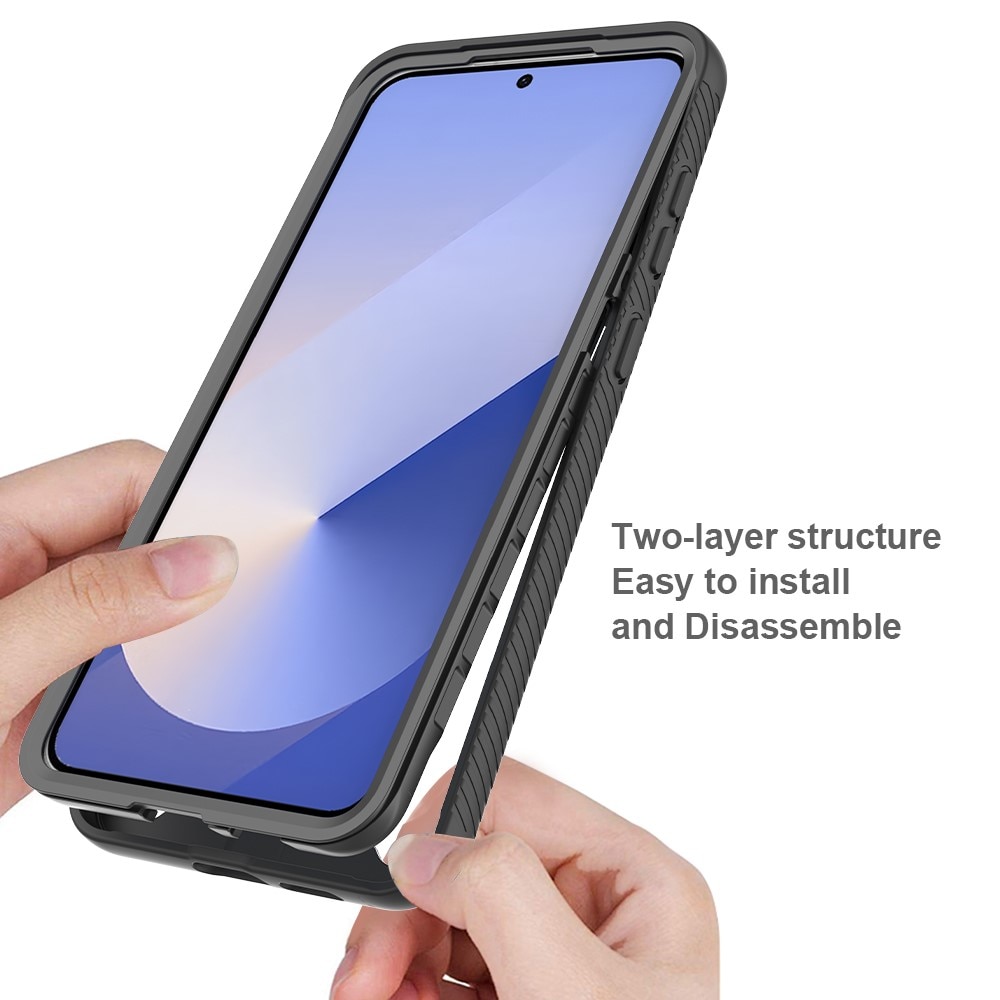 Full Protection Case Samsung Galaxy S25 Edge Svart
