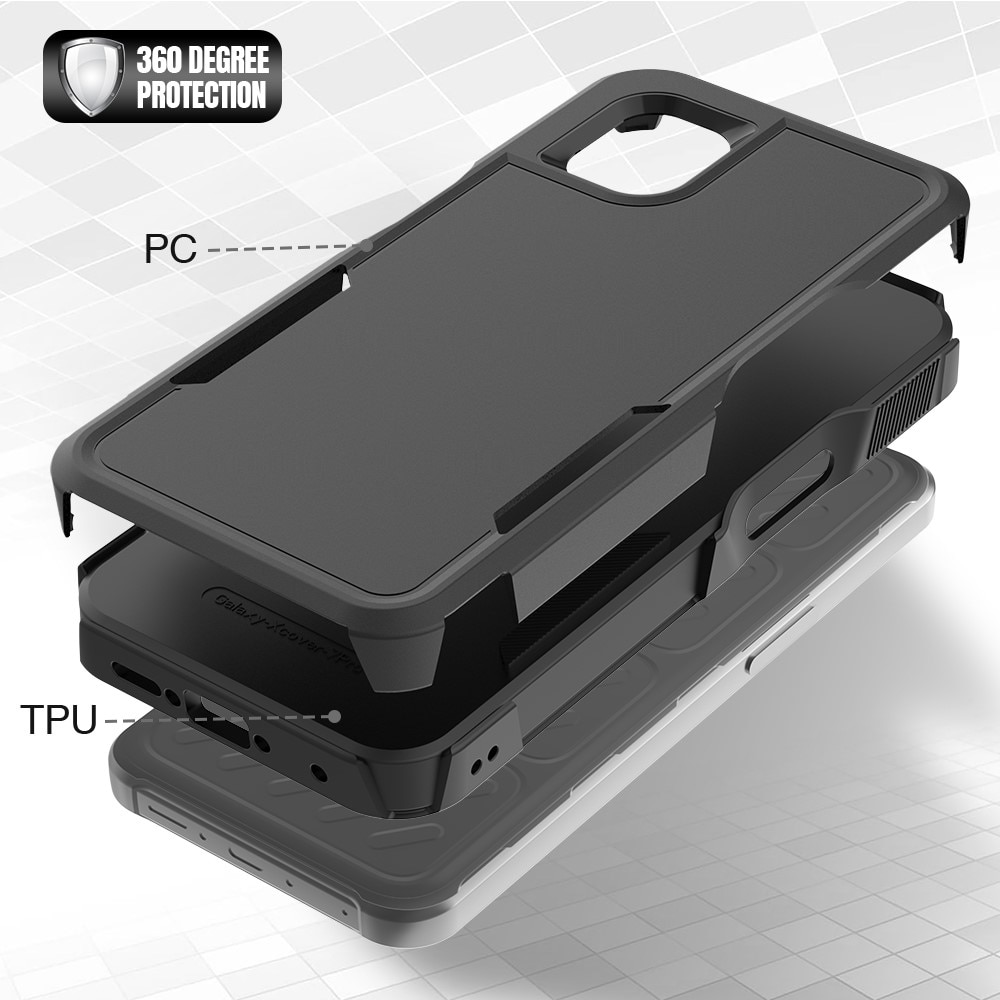 Off-roas Hybriddeksel Samsung Galaxy Xcover 7 Pro svart
