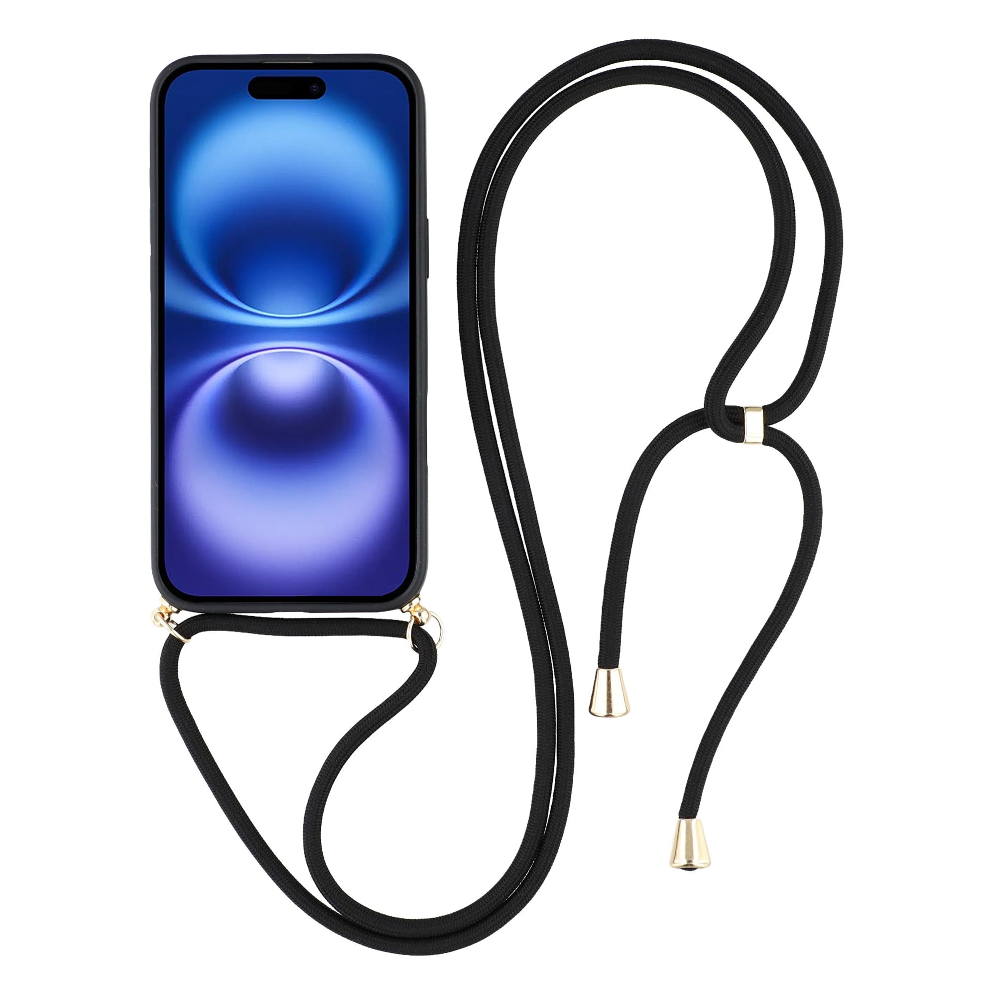 Deksel Halskjede iPhone 17 svart