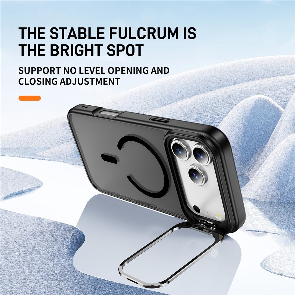 Hybriddeksel Kickstand MagSafe iPhone 17 Pro Max Svart