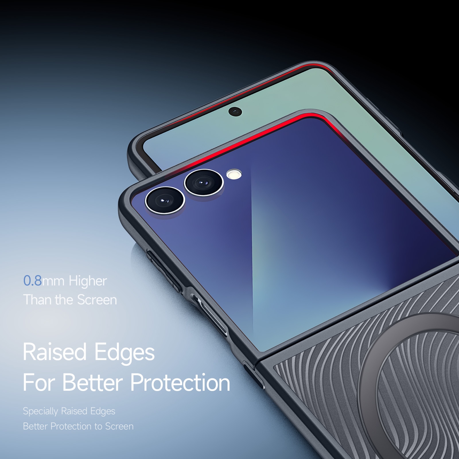 Aimo Deksel Samsung Galaxy Z Flip 7 svart