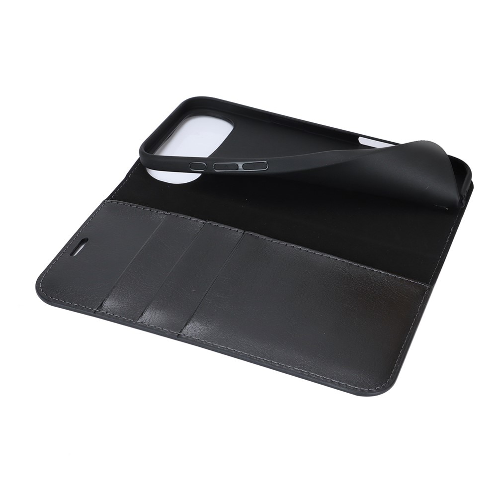 Mobiletui Ekte Lær iPhone 17 Air Svart
