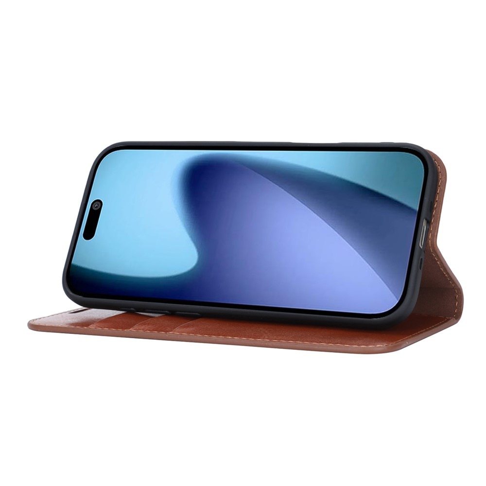 Mobiletui Ekte Lær iPhone 17 Air Svart