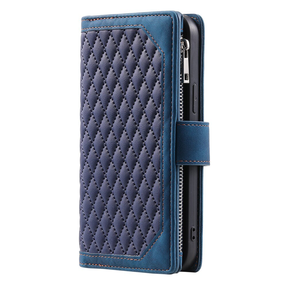 Lommebokveske iPhone 17 Quilted Blå