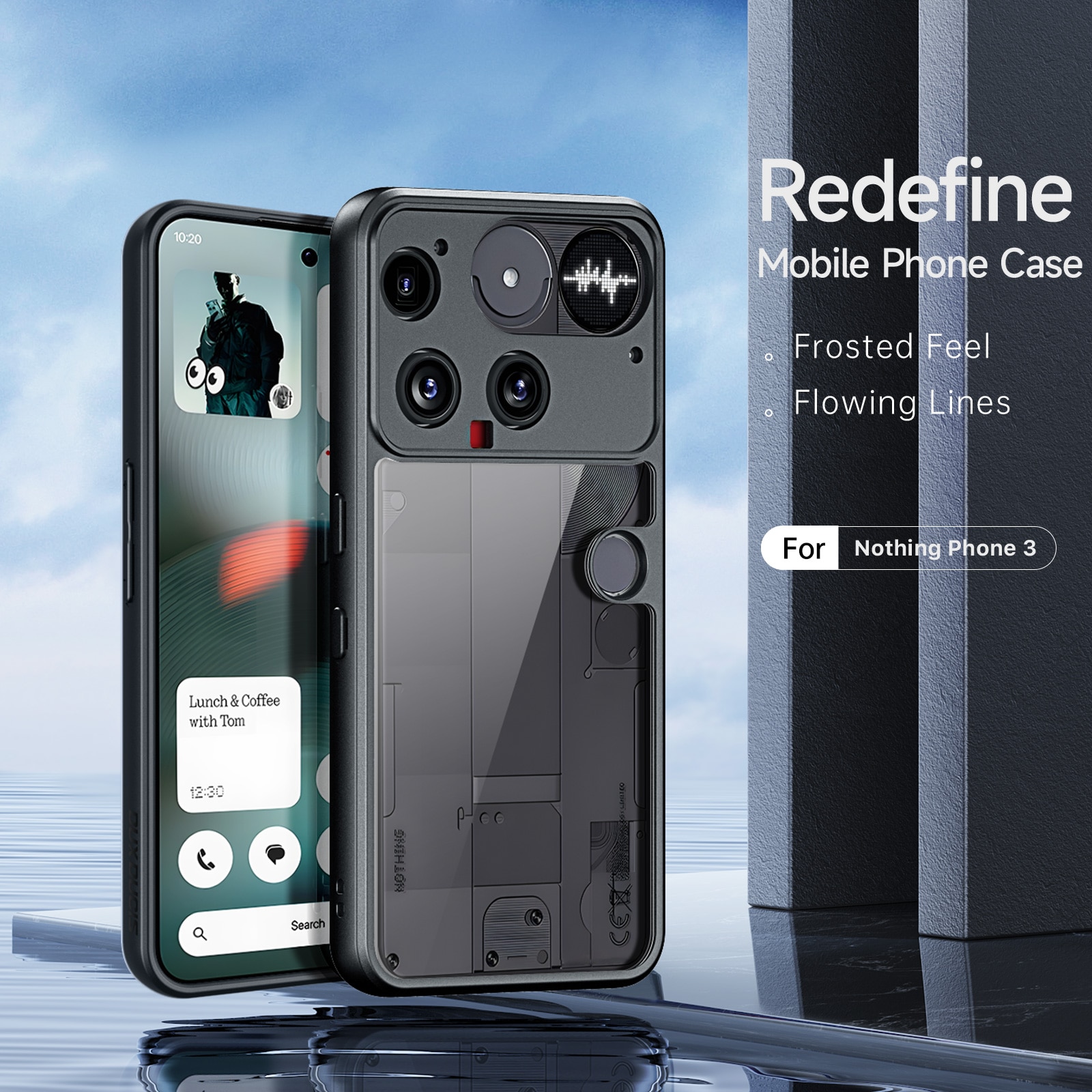 Aimo Series Deksel Nothing Phone 3 gjennomsiktig