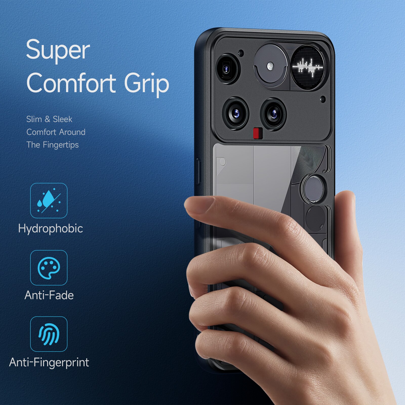 Aimo Series Deksel Nothing Phone 3 gjennomsiktig