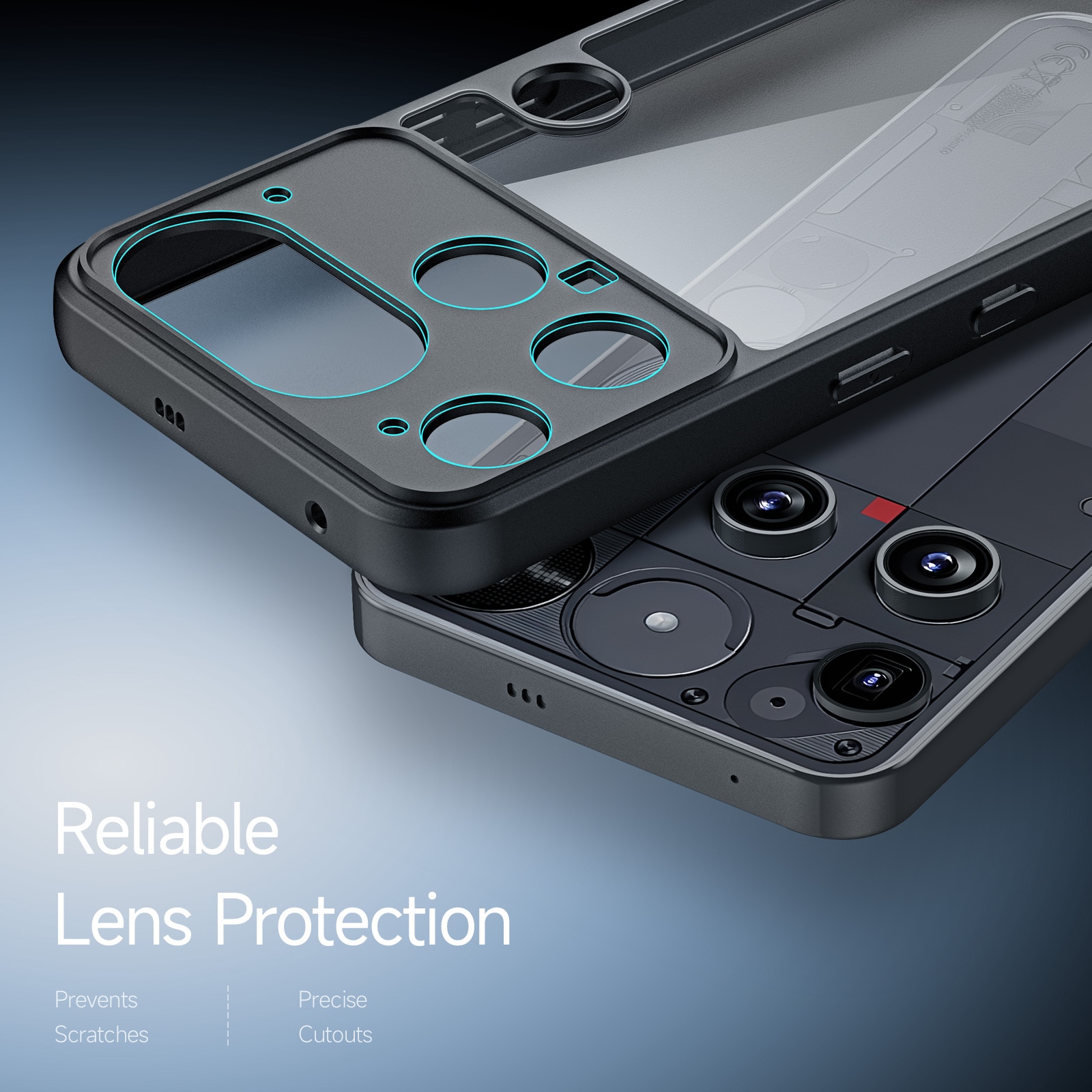 Aimo Series Deksel Nothing Phone 3 gjennomsiktig