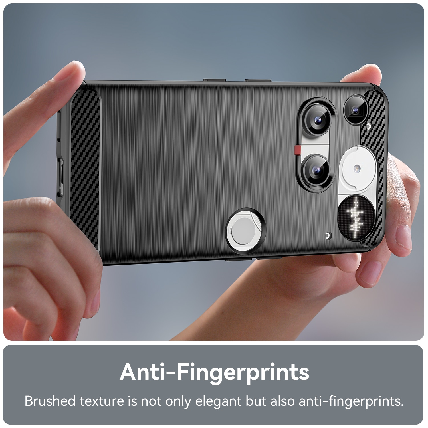 Nothing Phone 3 Deksel TPU Brushed Svart