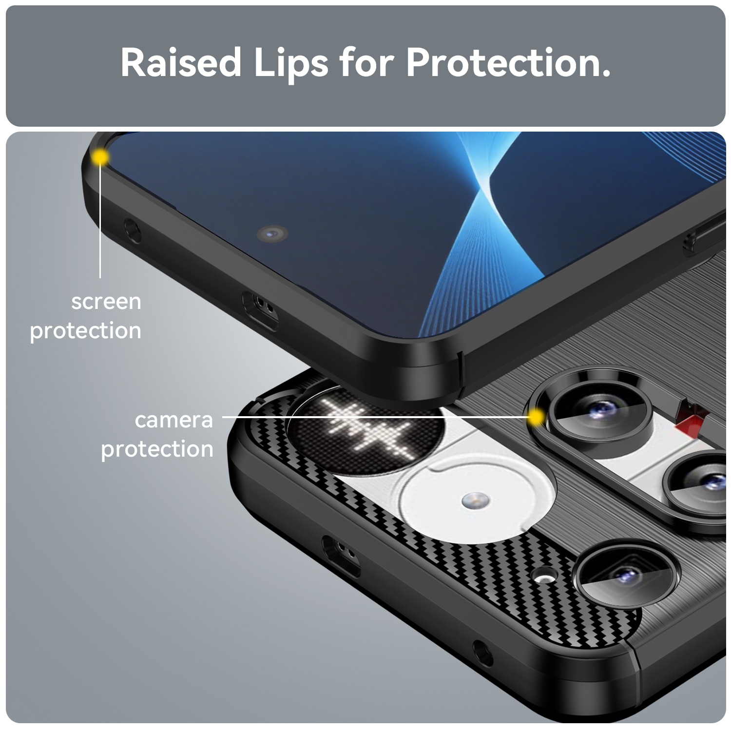 Nothing Phone 3 Deksel TPU Brushed Svart