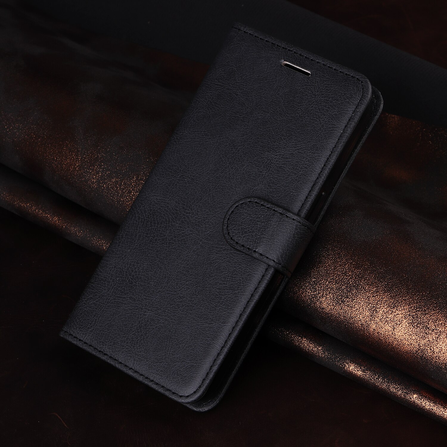 Lommebokdeksel Xiaomi Redmi 15C svart