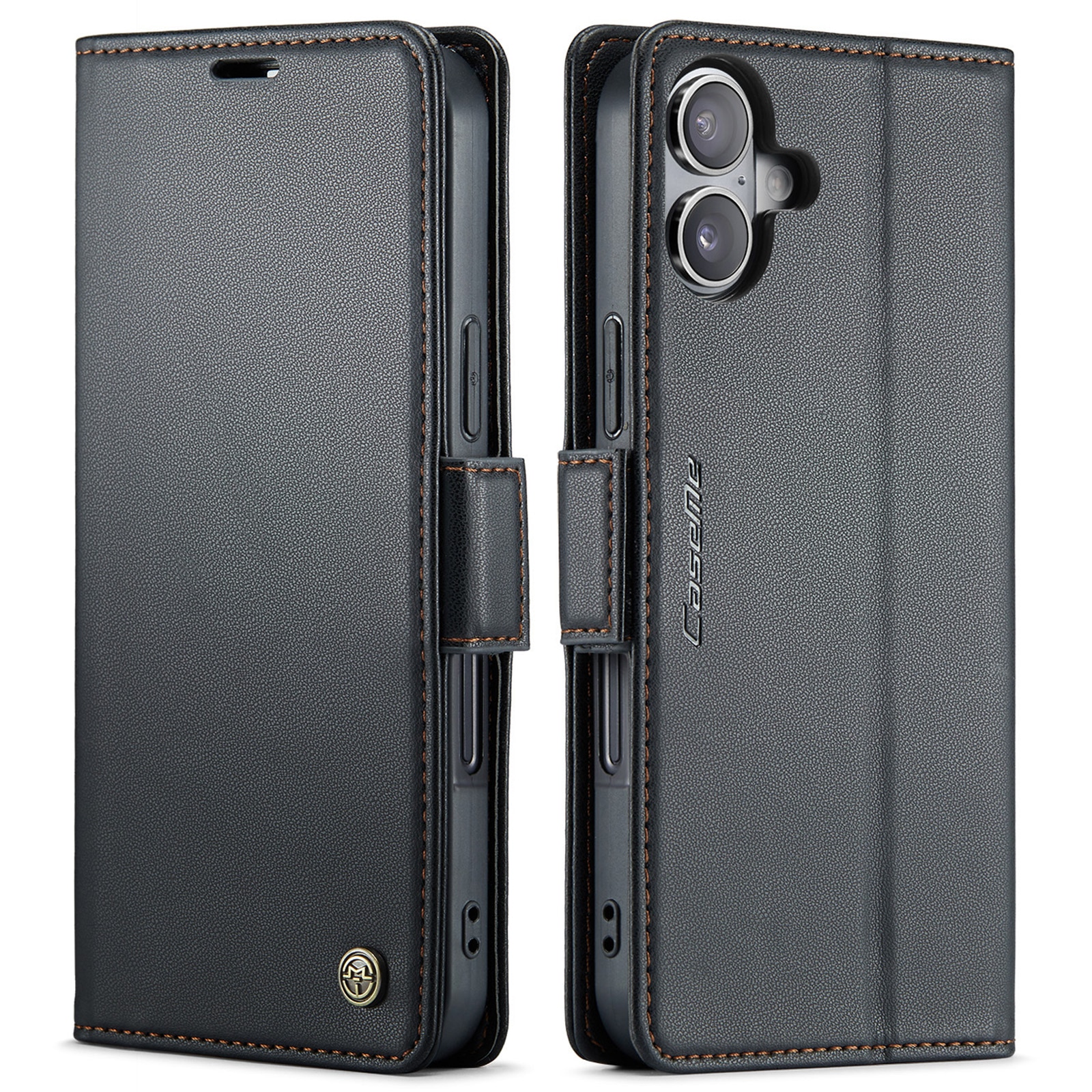 RFID blocking Slim Lommebokveske iPhone 17 Svart