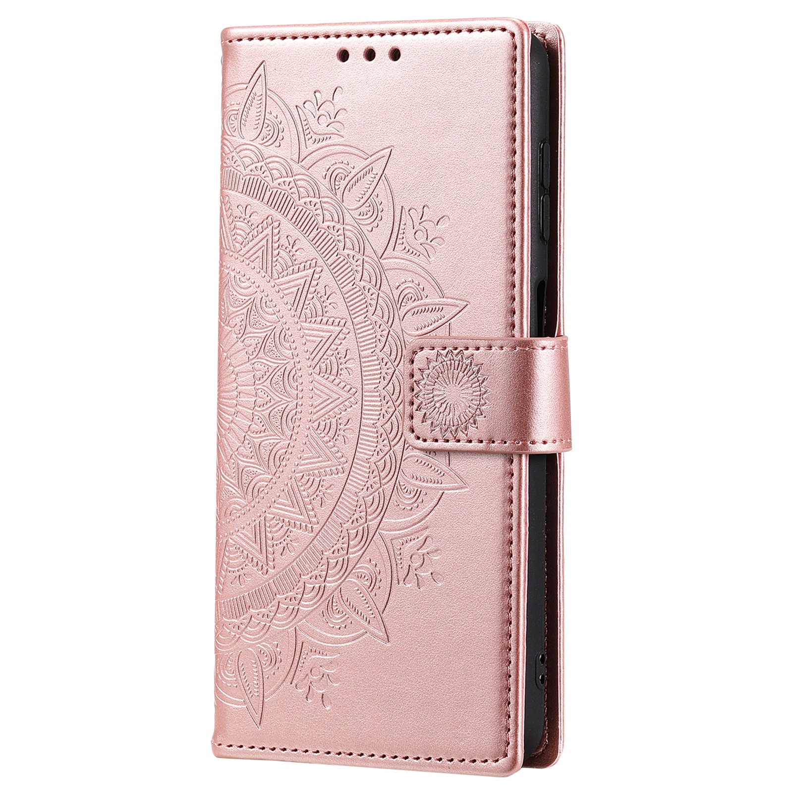 Lærveske Mandala Xiaomi Redmi 15C Rosegull