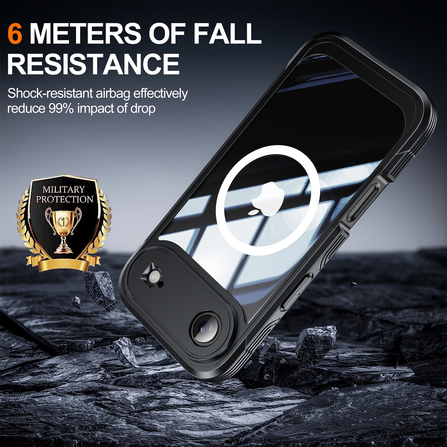 Premium Full Protection Case iPhone 17 Air Black