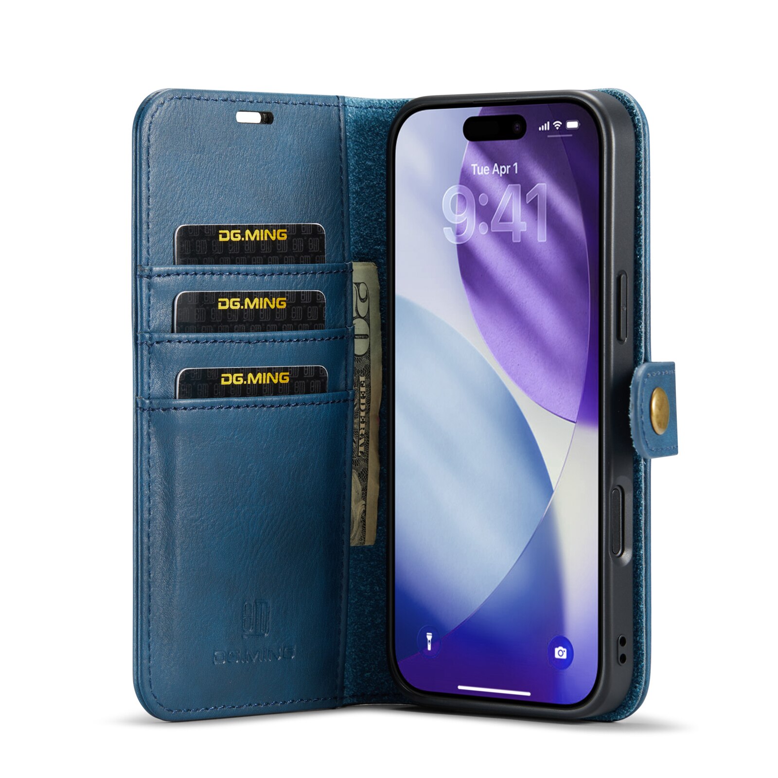 Magnet Wallet iPhone 17 Pro Max Blue