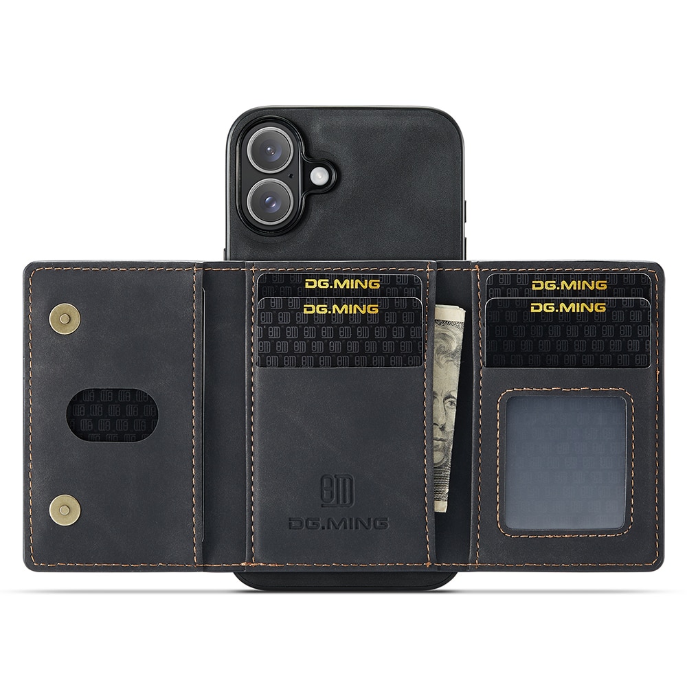Magnetic Card Slot Case iPhone 17 Svart