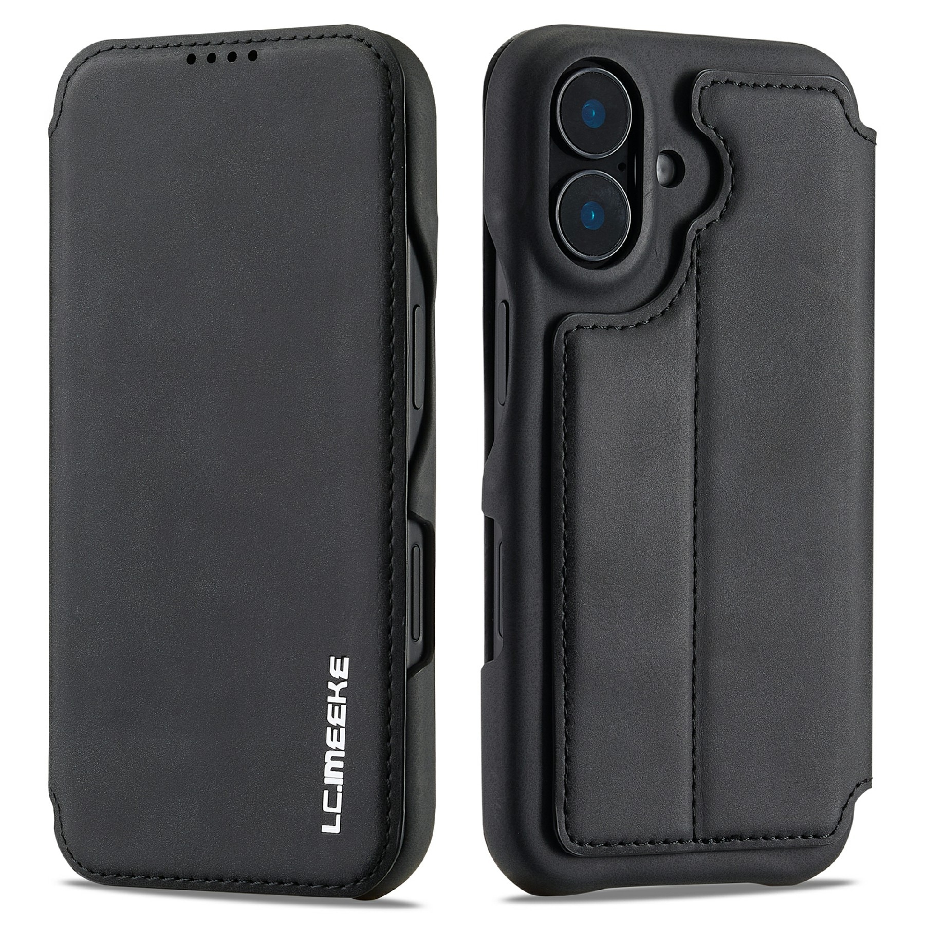 Slim Lommebokdeksel iPhone 17 svart