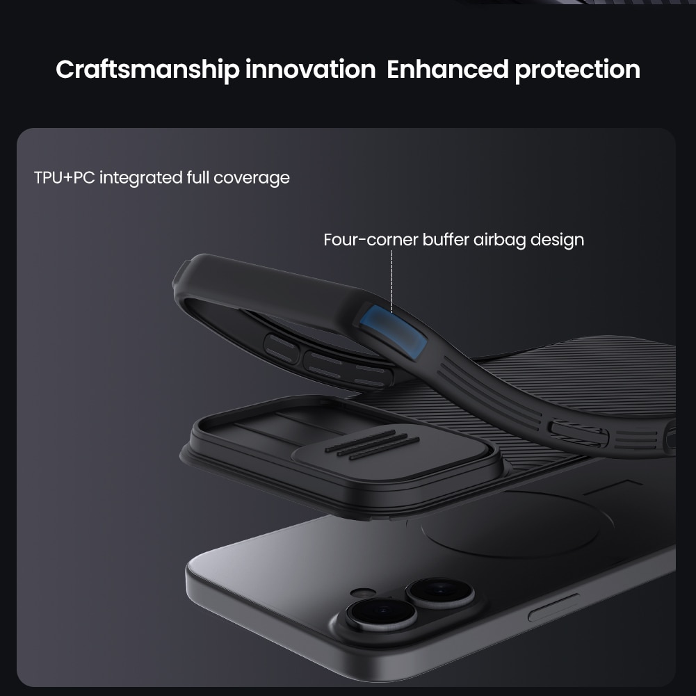 CamShield Deksel MagSafe iPhone 17 Svart