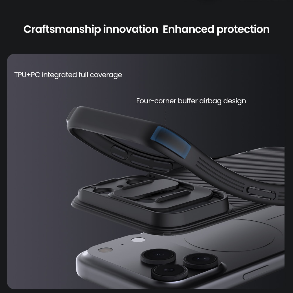 CamShield Deksel MagSafe iPhone 17 Pro Svart