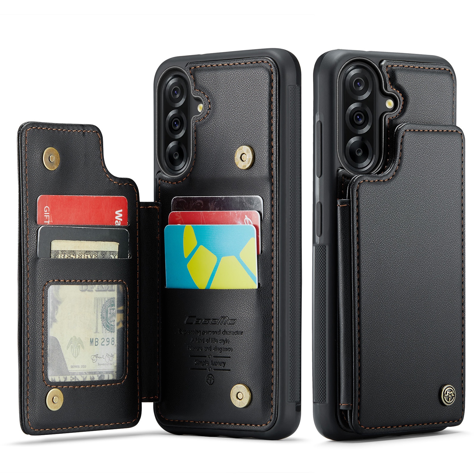 RFID blocking Lommebokdeksel Samsung Galaxy A17 svart