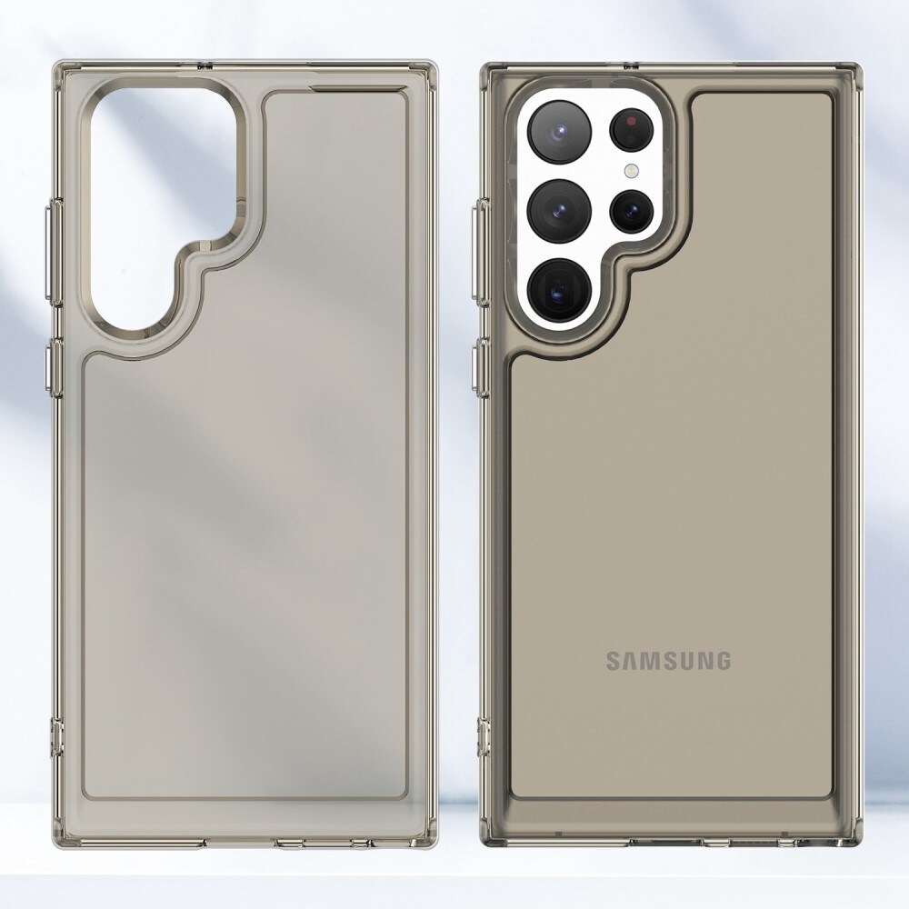 Crystal Hybrid Case Samsung Galaxy S23 Ultra grå