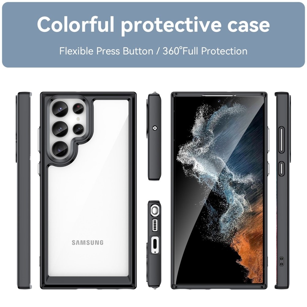 Hybriddeksel Samsung Galaxy S23 Ultra gjennomsiktig