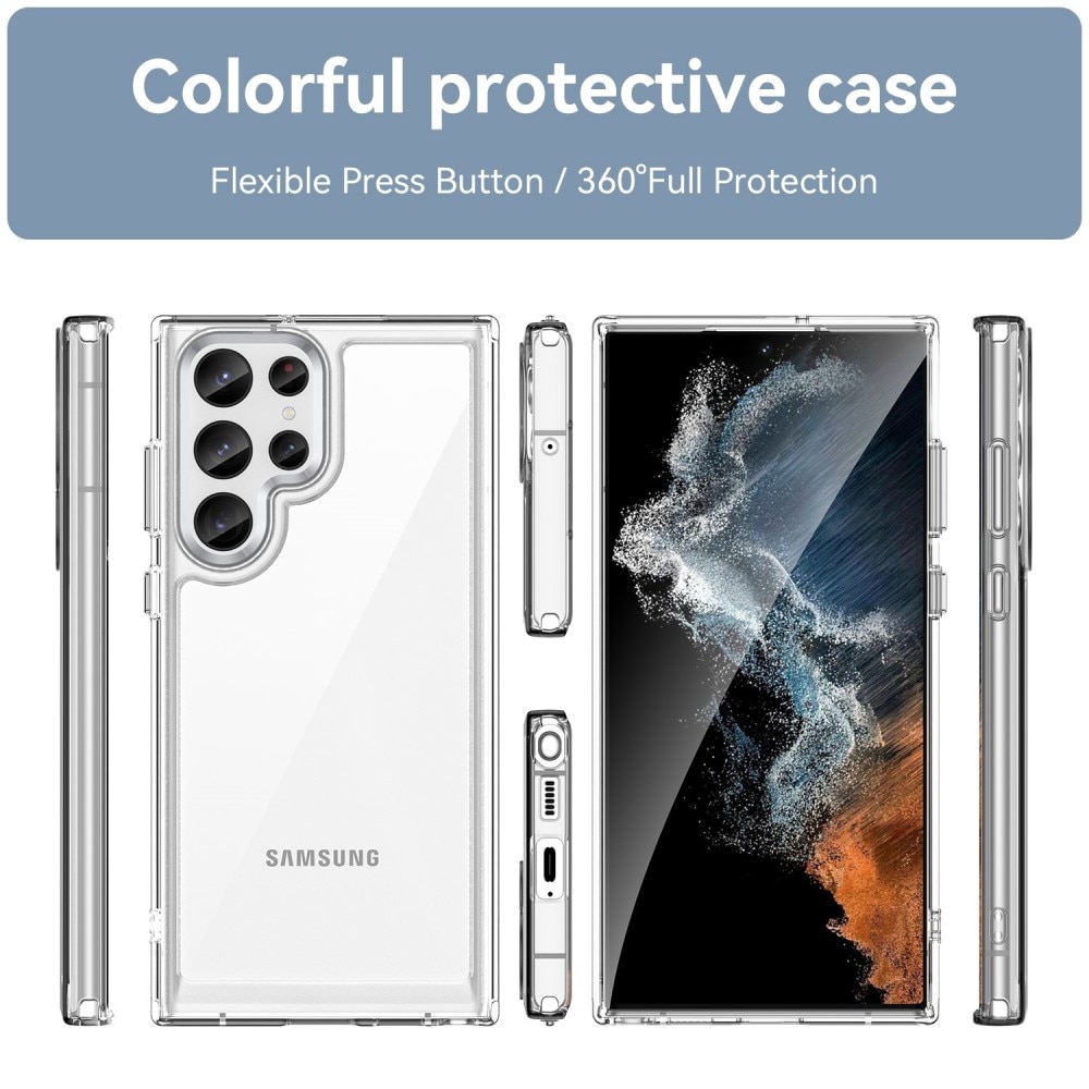 Crystal Hybrid Case Samsung Galaxy S23 Ultra gjennomsiktig