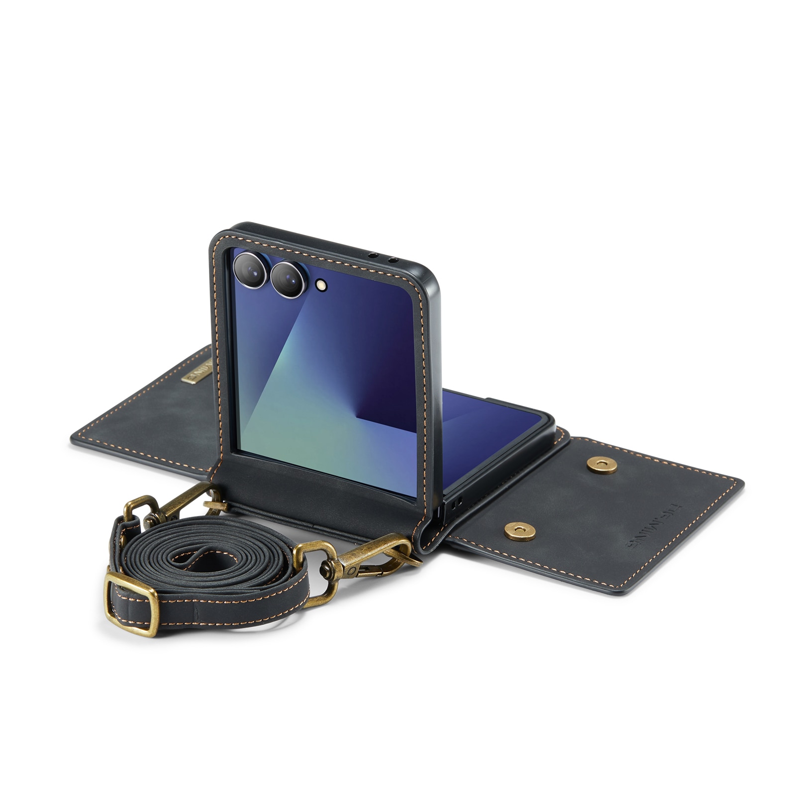 Card Slot Case Samsung Galaxy Z Flip 7 Svart