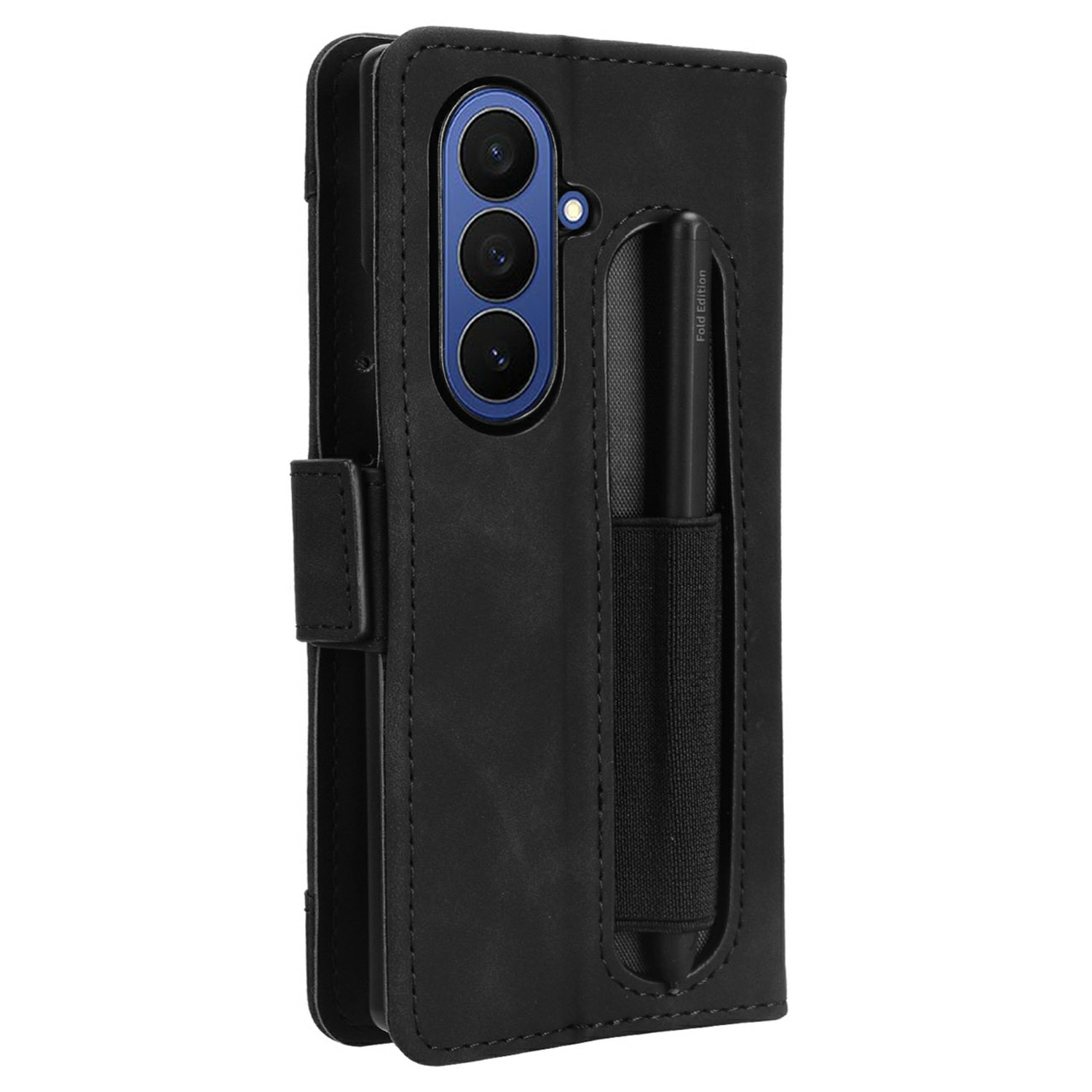 Multi Lommebokdeksel Pencil-holder Samsung Galaxy Z Fold 7 svart