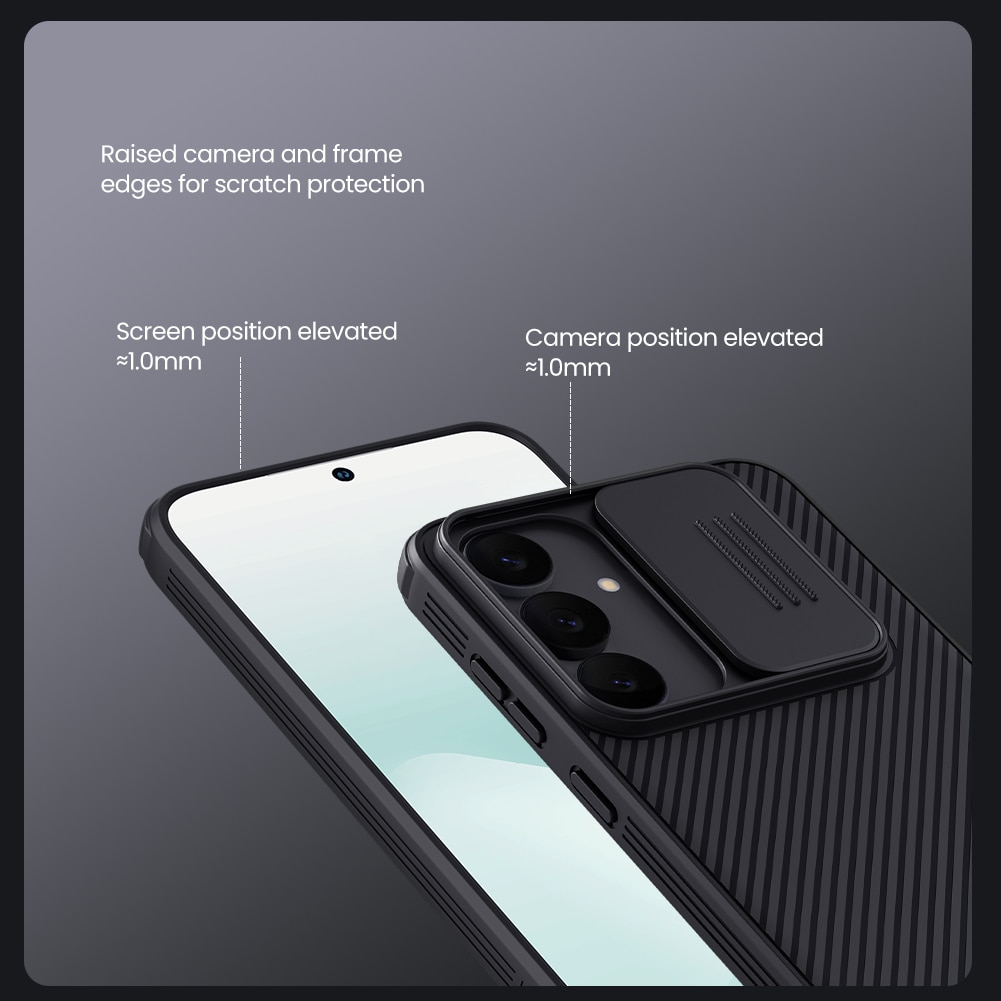 CamShield Deksel Samsung Galaxy S25 FE Svart