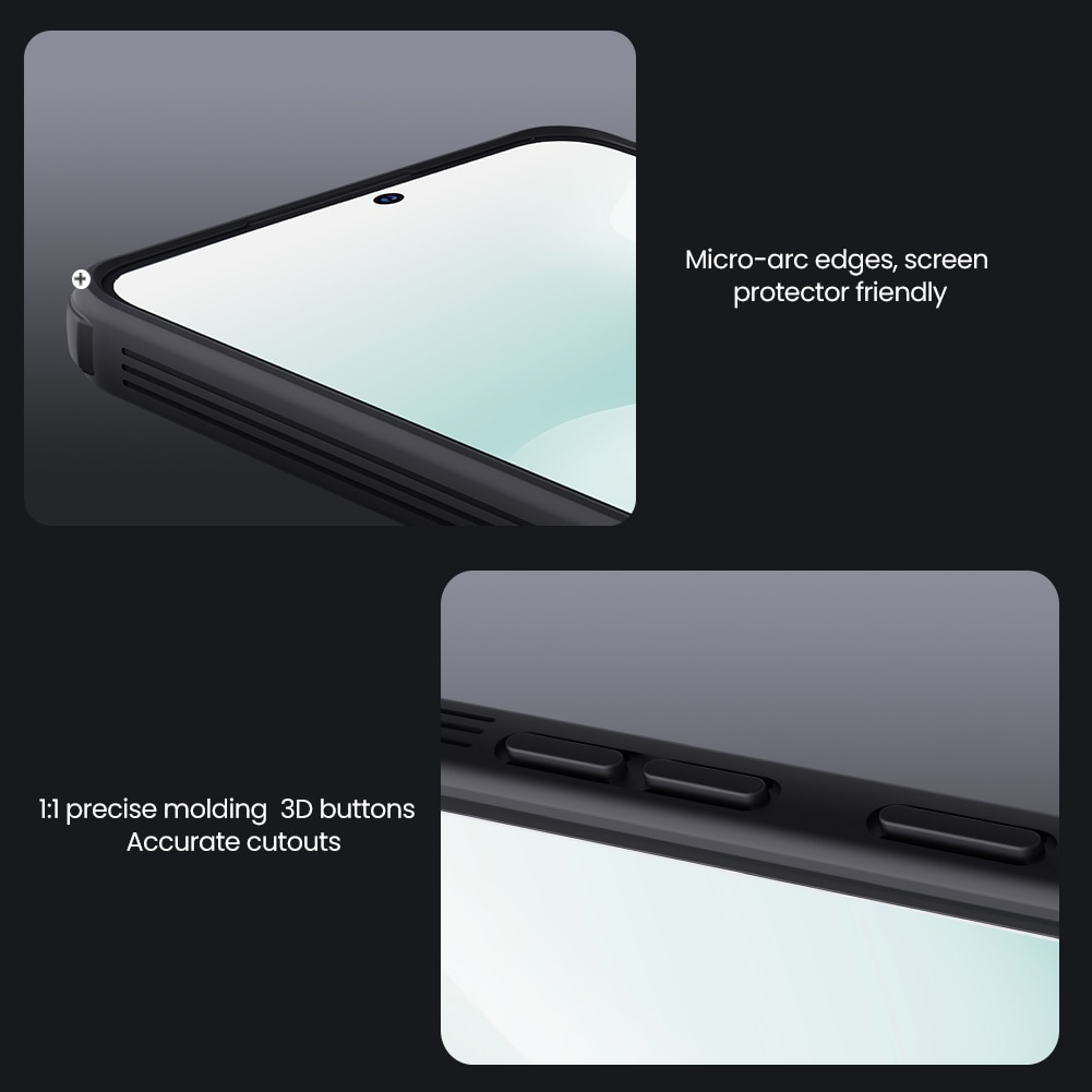 CamShield Deksel Samsung Galaxy S25 FE Svart
