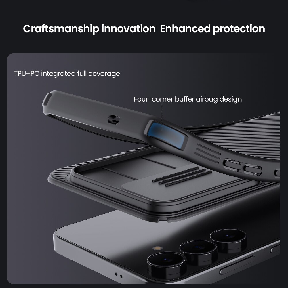 CamShield Deksel Samsung Galaxy S25 FE Svart