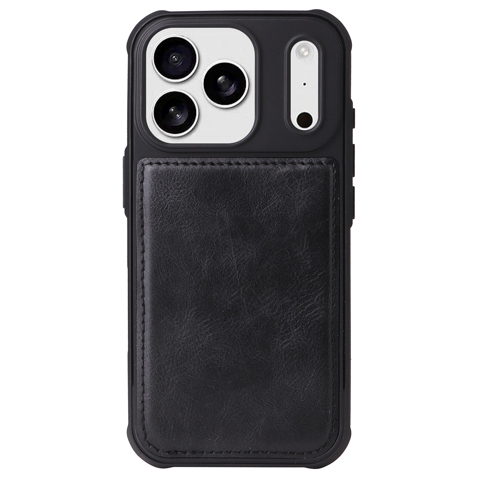 Magnet Leather Multi-Wallet iPhone 17 Pro svart