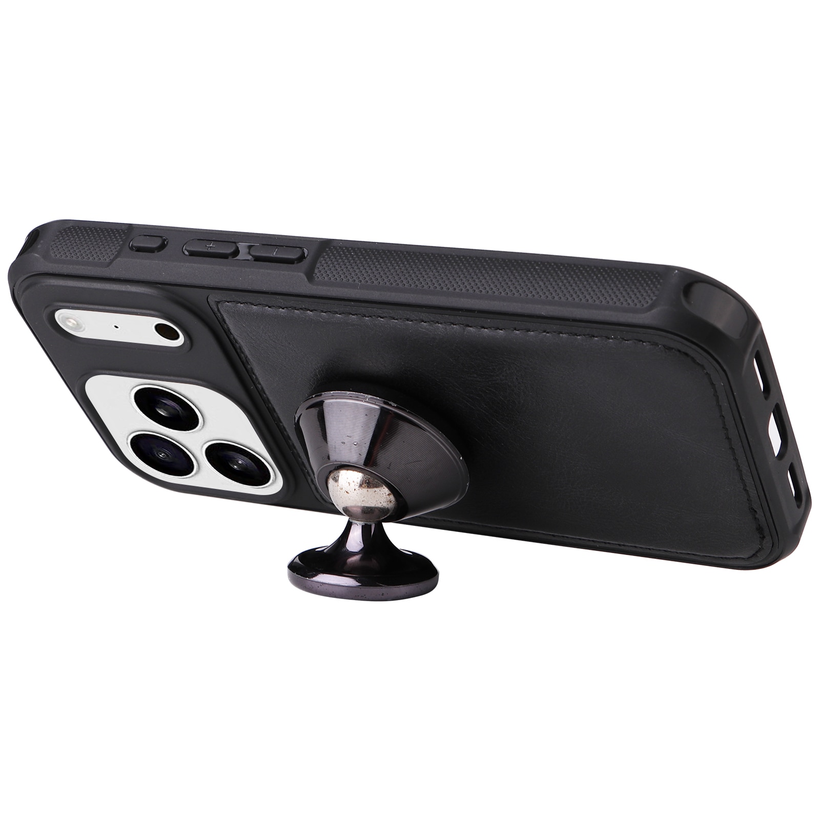 Magnet Leather Multi-Wallet iPhone 17 Pro Max svart