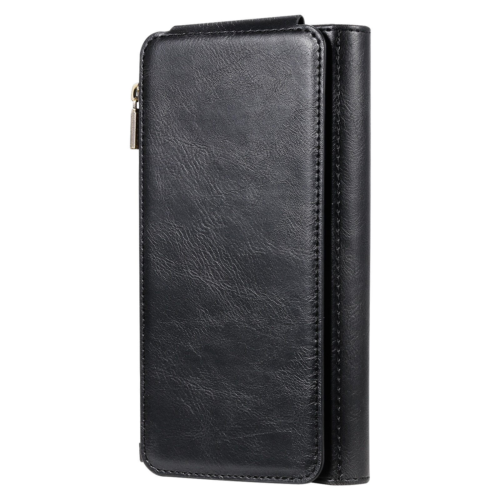 Magnet Leather Multi-Wallet iPhone 17 svart