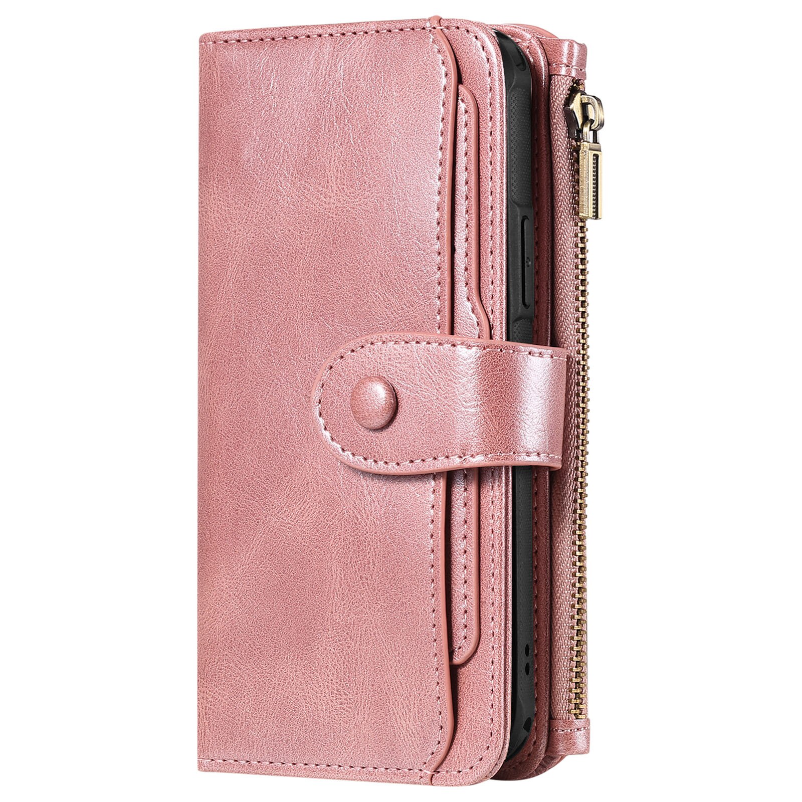 Magnet Leather Multi-Wallet iPhone 17 Rosa
