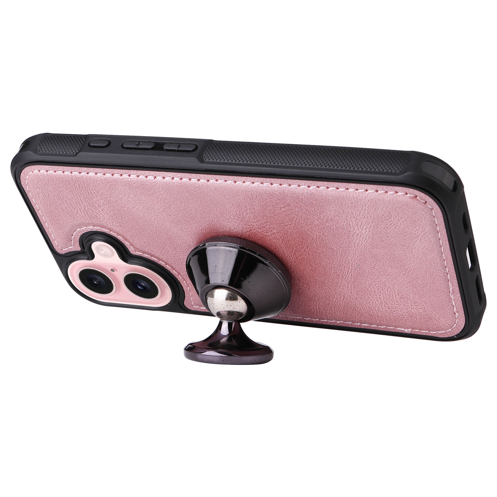 Magnet Leather Multi-Wallet iPhone 17 Rosa