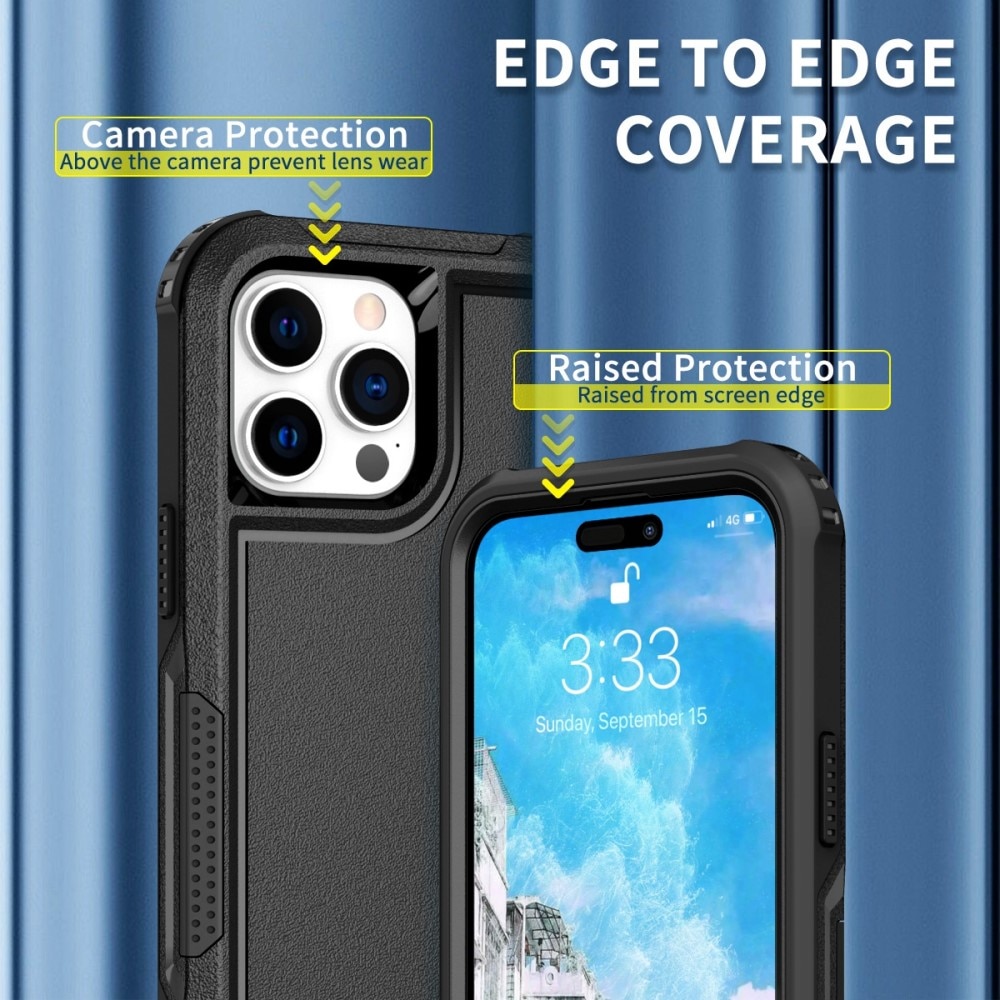 Extra Full Cover Deksel iPhone 14 Pro Max svart