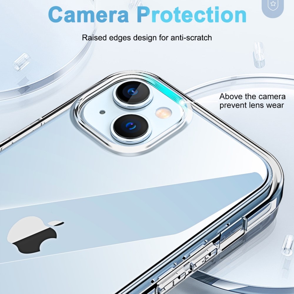 Full Protection Case iPhone 14 Plus gjennomsiktig