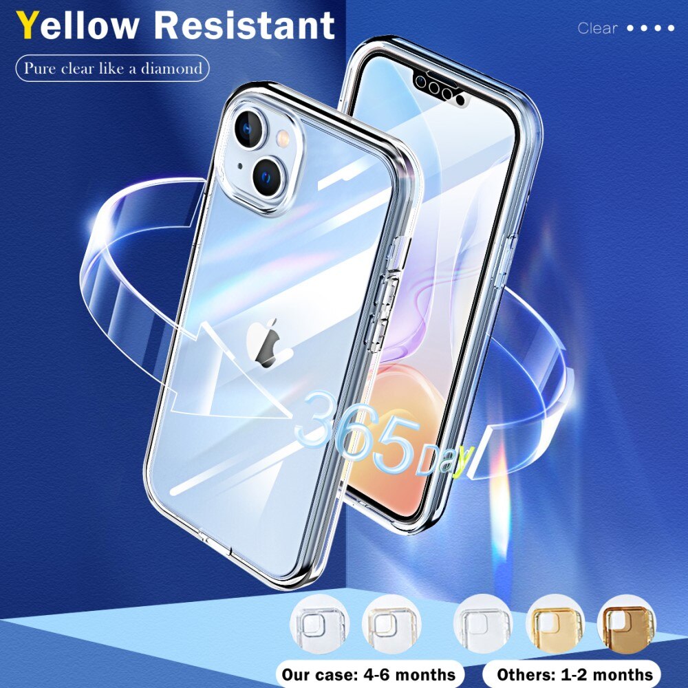 Full Protection Case Apple iPhone 14 Plus Gjennomsiktig
