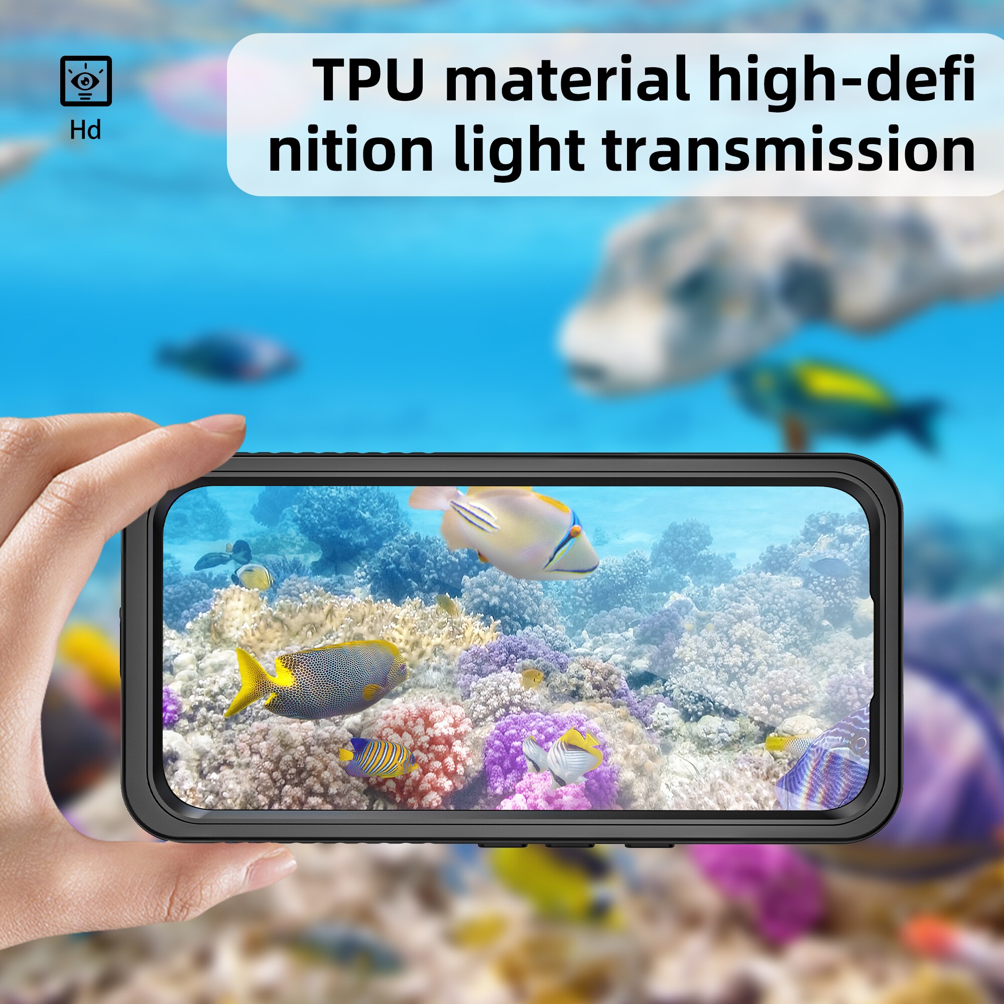 Vannbestandig Deksel Google Pixel 10 Pro XL gjennomsiktig