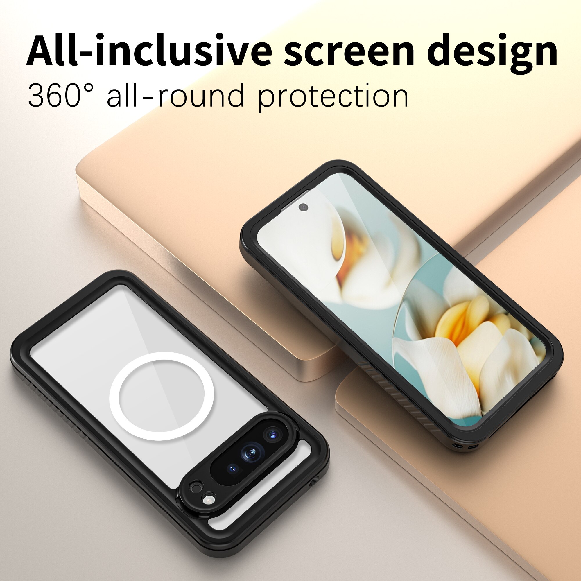 Vannbestandig Deksel Google Pixel 10 Pro XL gjennomsiktig