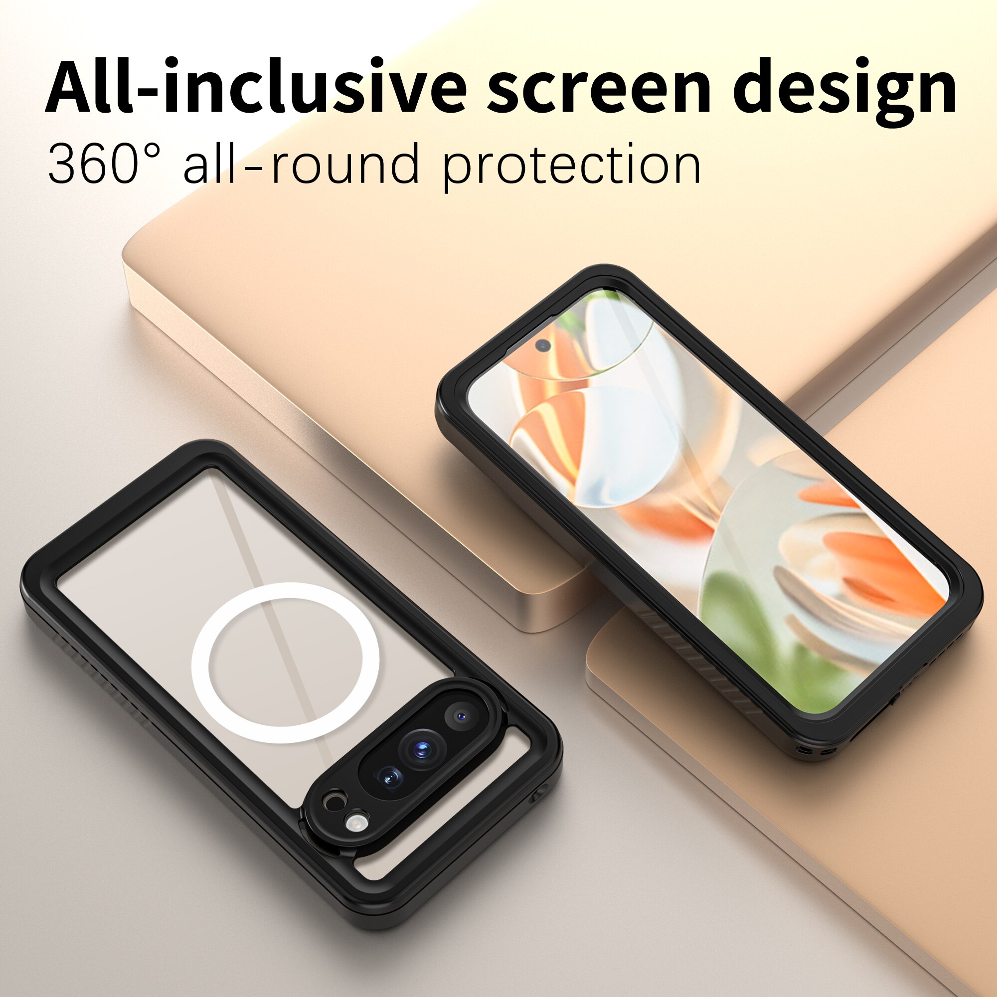 Vannbestandig Deksel Google Pixel 10 Pro gjennomsiktig