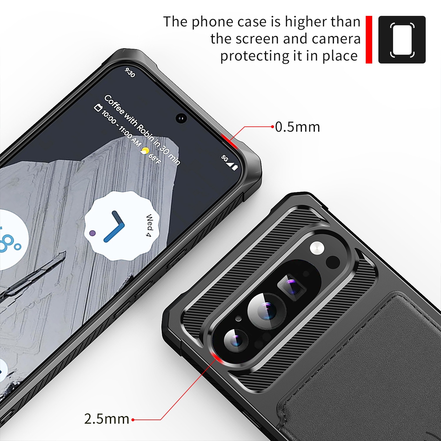 Tough Multi-slot Deksel Google Pixel 10 Pro XL Svart