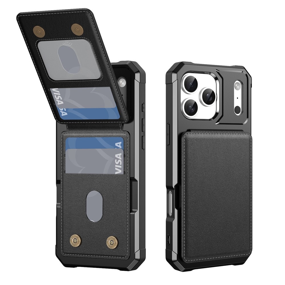 Clean Multi-slot Case iPhone 17 Pro Max Svart