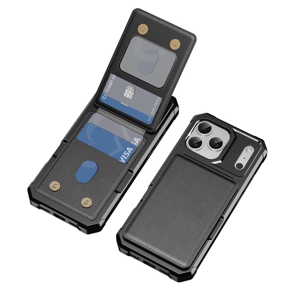 Clean Multi-slot Case iPhone 17 Pro Max Svart