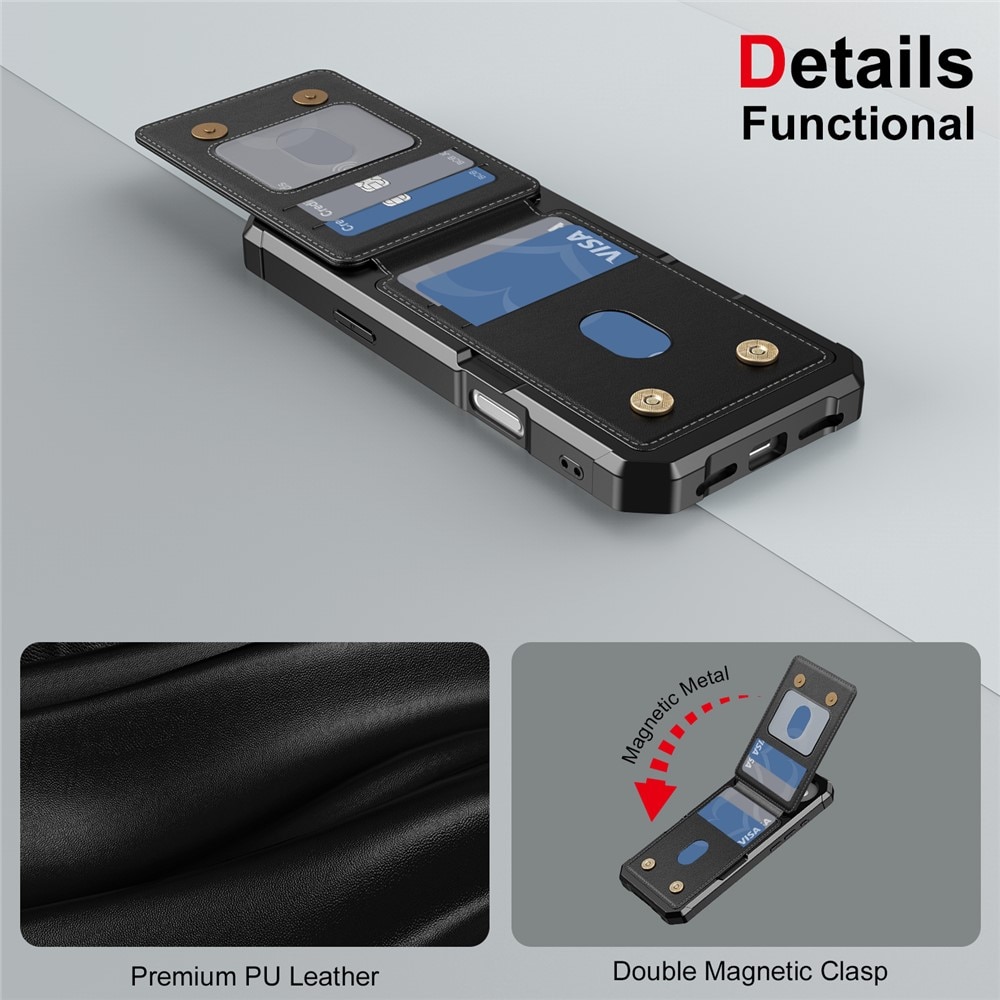 Clean Multi-slot Case iPhone 17 Pro Svart