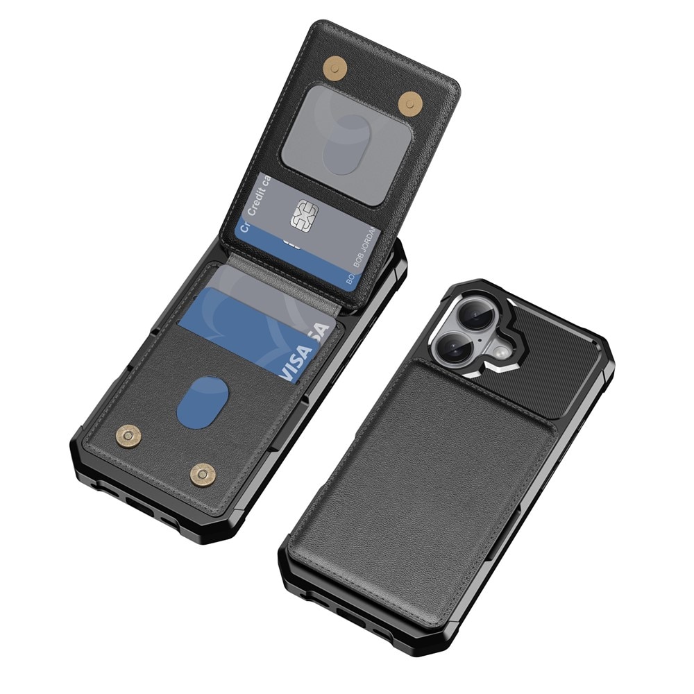 Clean Multi-slot Case iPhone 17 Svart