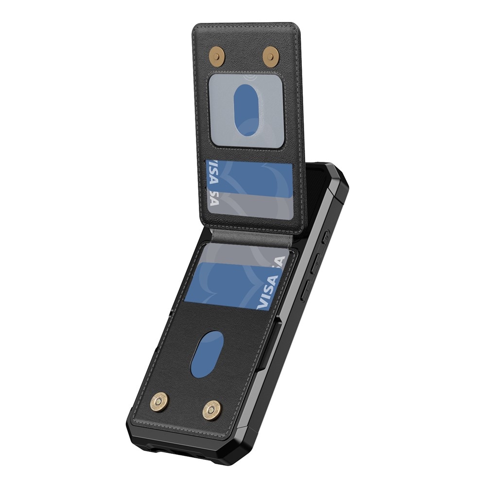 Clean Multi-slot Case iPhone 17 Svart