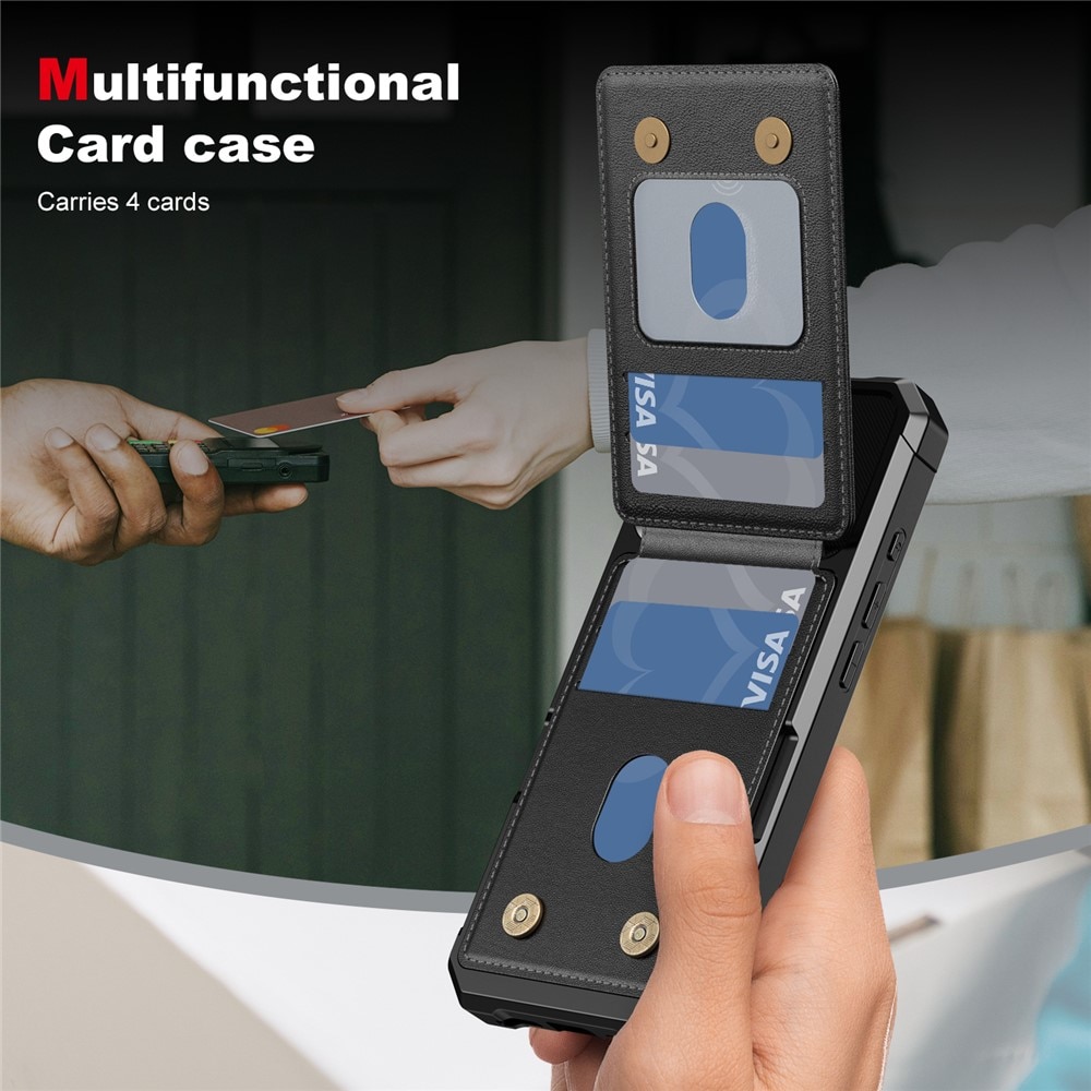 Clean Multi-slot Case iPhone 17 Svart