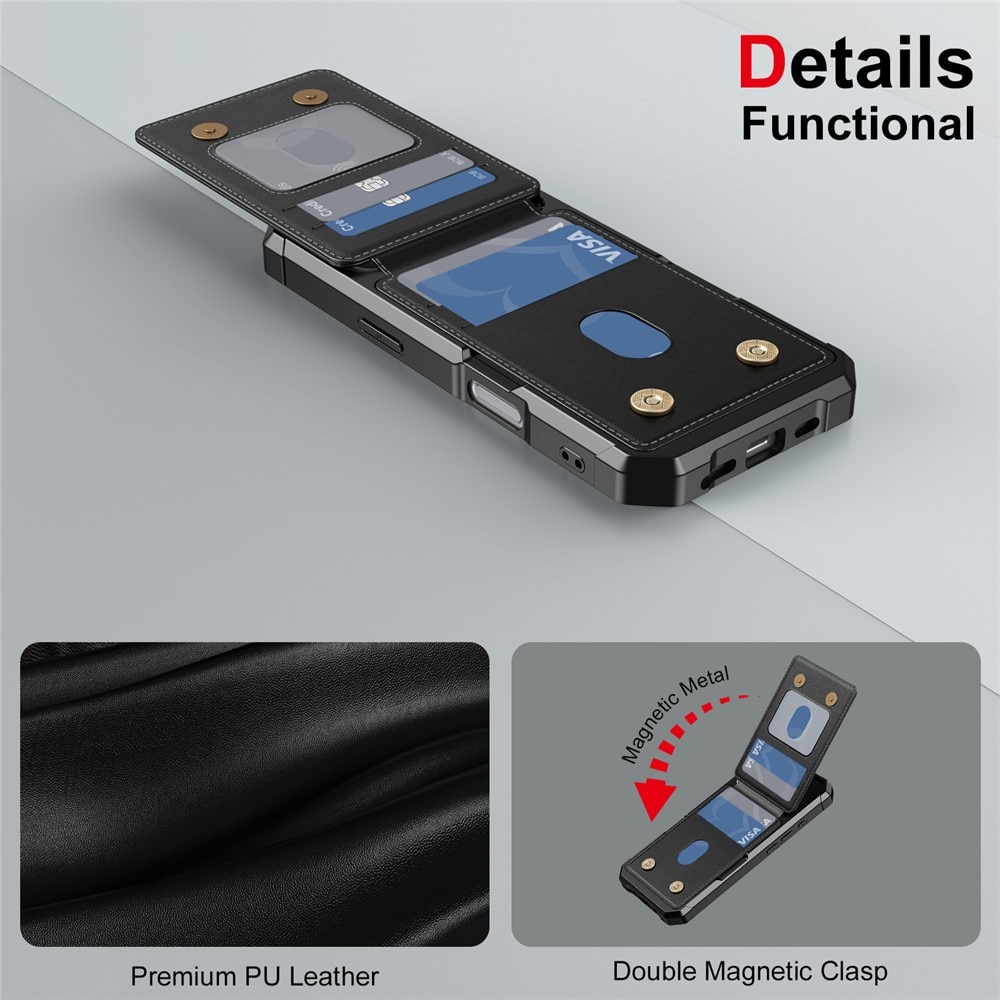 Clean Multi-slot Case iPhone 17 Svart